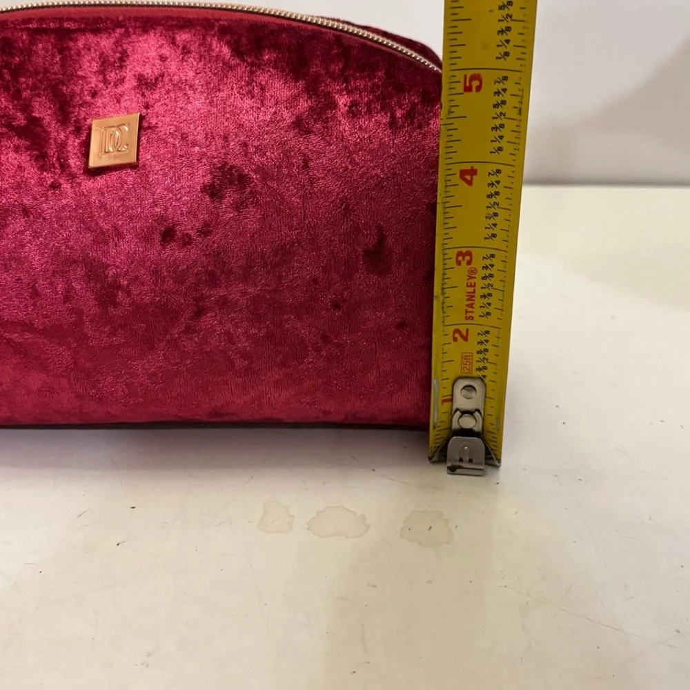 NWT Danielle creations red velvet make case/ bag